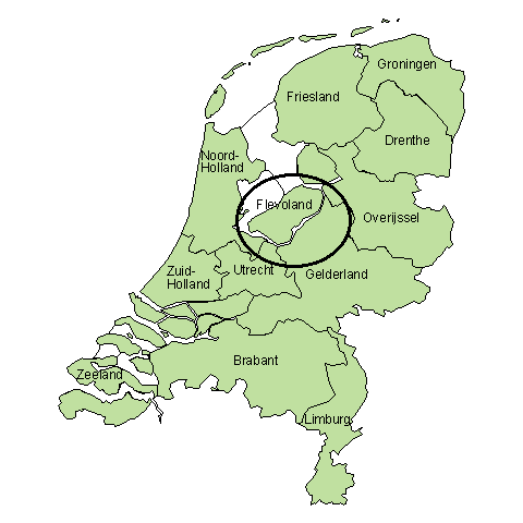 [ Map of Holland ]